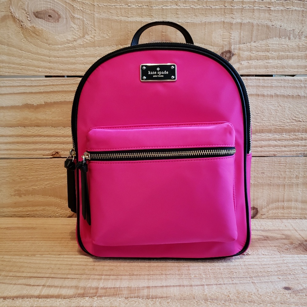 Kate Spade Small Bradley Wilson Road Backpack Pink